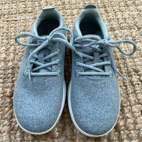 Allbirds Blue Wool Runners Sneakers WR W7 - Picture 6 of 10